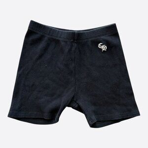 Chrome Hearts Black & White CH Logo Embroidered Thermal Women's Shorts